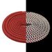 Kulokin Reflective Shoelaces Braided Rope With Round Polyester Insert Reflective Strip Yezzy Angel Starry Sky 350 With Rope_vogvips.com