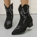 Embroidered Long Over-the-Knee For Women, Plu Size, Chunky Heel, Runway Denim Boot, Ethnic Style, Stretchy Riding_vogvips.com