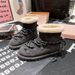 2025 Winter New Fashion Versatile Warm Shoes With Fleece Lining, Lace-up Thickened Short Cotton Boots, Snow Boots For_vogvips.com