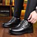 European Warm Series Middle-aged Men's Winter Warm Cotton Shoes, Thickened Fleece-lined, Waterproof And Non-slip, Casual Shoes For Elderly_vogvips.com