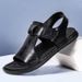 EVA's New Cross-border Men's Sandals Are Dual-purpose Summer, Suitable For Driving, Slip-on Leather Shoes, Trendy And_vogvips.com