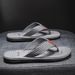 New Trendy Men's Flip Flops With Rubber Soles For Summer Beach Slippers, Oversized Sandals_vogvips.com