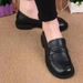 Spring 2025 Non-Slip Soft Sole Slip-On Loafers British Style Comfortable Casual Leather Work Shoes_vogvips.com