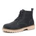 European Warm Series Black High-Top Martin For Men 2025 New Autumn British Style Motorcycle Work Men's Thick-Soled Mid-Top Leather Boots_vogvips.com