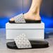 Men's New With Exposed Toes For Home Use, Men's High-end Stepping On Poop Feeling, Cool Flip Flops In Large Size, One_vogvips.com