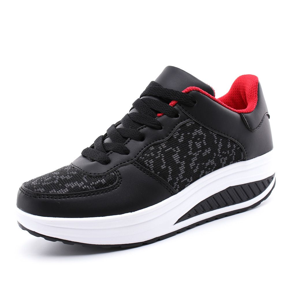 Women's Shoes Outdoor Spring And Autumn Women's Shoes Flying Woven Leather Shoes Sports Rocking Shoes Student Platform Shoes_vogvips.com