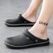 Men's Flat EVA Plastic Waterproof Perforated With 2 Pairs Of Sandals And Slippers, Fisherman's Shoes, Nurse's Shoes_vogvips.com