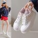 Little White Shoes Female And Female Students Leisure Sports Versatile Board Shoes Street_vogvips.com