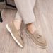 SHLIANG New Men's Shoes Retro British Style Slip-On Loafers Casual Soft Bottom Lazy Man's Shoes Breathable Round Toe Non-Leather Plus Size Y0667_vogvips.com