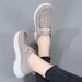 New Thick-Soled Lightweight Couple Style Outdoor Hiking Breathable Canvas Loafers Large Size Men's Slip-On Shoes_vogvips.com