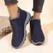 New Cotton Shoes Winter Fleece Lined Thickened Couple Snow Non-Slip Short Boots_vogvips.com