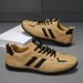 Spring And Summer New Leather Men's Breathable Sports Thick-soled Single Shoes, Trendy Hong Kong Style_vogvips.com