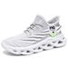 Unisex Cross-Border Large Size Flyknit Casual Blade Edge Braided Sole Sneakers Breathable Single Shoes_vogvips.com