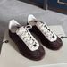 Ballet Training Shoes, Soft Soled, Soft Upper Women's Shoes, Retro Sports Casual Shoes, Versatile Lace Up Sneakers, Women's Skate Shoes_vogvips.com