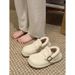 2025 Little Potato Ugly Cute Retro Flat For Women New Lazy Slip-On Fleece-Lined Warm Fluffy Cotton Shoes_vogvips.com