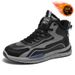 High-Top Men's Shoes, Winter Fleece-Lined Shoes, Trendy And Versatile Men's Shoes, Non-Slip, Thickened, Warm Cotton Shoe_vogvips.com