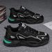 Men's 2025 New Trendy Spring Breathable Sports And Leisure Running Versatile Student Mesh Height Increasing Dad Shoes_vogvips.com