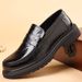Men's Top Layer Cowhide Spring New Style Business Casual Men's High-end Genuine Leather Thick Soled Single Shoes Wenzhou_vogvips.com