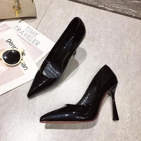 Small Size Patent Leather High Heels313233Stiletto Heel Single Shoes For Women 2024 Spring Summer Versatile Internet_vogvips.com