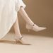 588-8 Comfortable High-heeled Women, 2025 Spring And Autumn New Style, Pointed Toe, Stiletto Heel, Shallow Cut Single_vogvips.com