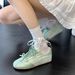 【Lan Cabinet】Butterfly 2025 Spring New Versatile Soft Sole Ballet Women Flat Casual German Training Shoes_vogvips.com
