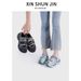 Summer Trending Women's Ballet Flats Casual Hollowed Out Lace Up Collaboration Sports Shoes Flat_vogvips.com