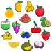 15 Sets Of Cute Fruit Shoes Flower Shoe Buckle Soft Rubber Shoe Accessories Accessories Decorative Buckle_vogvips.com