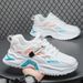 Spring New Breathable Mesh Men's Trend Versatile Small White Thick Soled Sports Shoes, Casual Dad Shoes_vogvips.com
