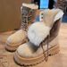 Martin Boots With Winter Fleece And Thick Cotton Shoes, Midsole Snow Boots_vogvips.com