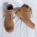 The Style Does Not Kick Badly. Medium-top Martin Boots, Tooling Shoes, High-top Cotton Shoes, Thickened Men._vogvips.com