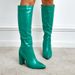 Women's Shoes New Style Foreign Trade Fashion Mid Calf Boots With Side Zipper, Outdoor Street Style, Plus Size Women's Boots, Sizes 35 42_vogvips.com