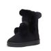 Snow With Fleece Lining 2025 Winter New Style Furry Ball Mid-Calf Lace-Up Student Women's Boots_vogvips.com