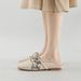 French Style Closed-Toe Half Slippers For Women, Outdoor Wear, 2025 Summer New Flat Sandals, Slip-On Mules_vogvips.com