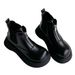 Thick-Soled British Martin For Women 2025 Autumn Winter New Fleece-Lined Casual Fashion Height-Increasing Short Boots_vogvips.com