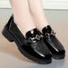 Soft Sole Summer Women's Loafers With Mesh, 2023 New Style Middle-aged And Elderly Women, Comfortable Leather Shoes For_vogvips.com