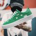 Men's Casual Canvas Sneakers - Breathable Summer Shoes With Lace-Up Design, Lightweight & Comfortable For Daily Wear_vogvips.com
