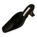 Elegant High Heel Closed Toe Mules For Women, 2025 Spring/Summer New Style, Chunky Heel, Comfortable, Shallow Mouth_vogvips.com