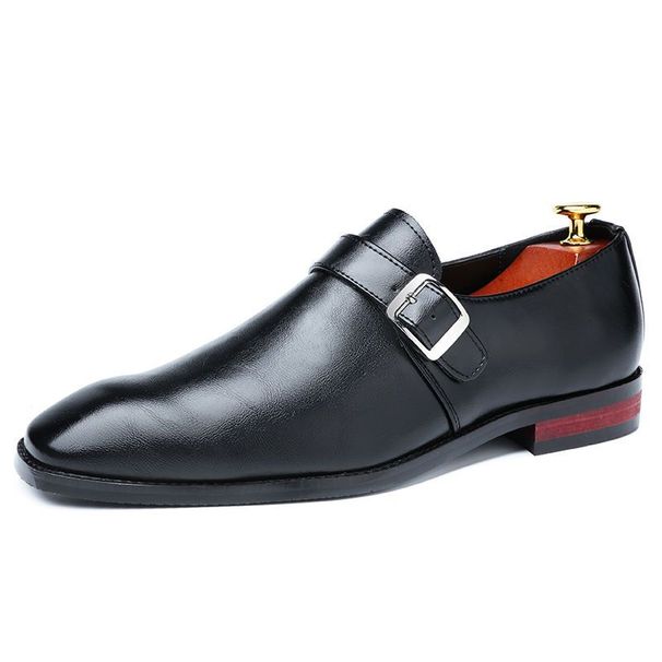 And Fashionable New British Men's Pointed Leather Shoe Cover, Foot Belt Buckle, Business Plus Size, Nightclub Cover, Buckle, Size,_vogvips.com