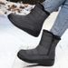 Women's Outdoor Snow With Fleece Lining Thickened Cold-Proof Warm Winter Shoes Cotton Cross-Border Long Boots_vogvips.com