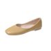 New Korean-Style Flat Comfortable Women's 2025, Square-Toed Shallow Loafers, Lazy Slip-On Shoes For Mothers, Wholesale_vogvips.com