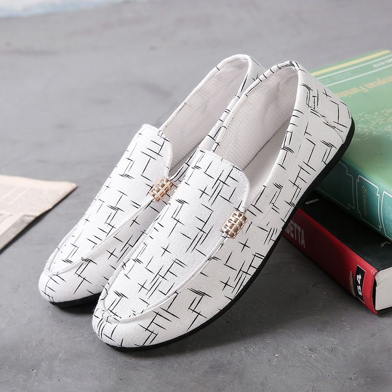Men’s Shoes Men's Doudou Shoes, Doudou Shoes, Korean Style, Versatile Lazy Shoes, Men's Canvas, Youth, Youth Trend, Doudou Shoes For Men_vogvips.com