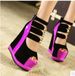 Women's New Platform Shoes, High Heels, Women's Shoes, Fashionable Waterproof Platform Wedge Heels, Increased Roman Thick-soled Sandals_vogvips.com