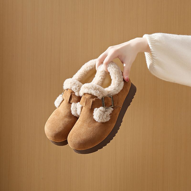 Women's Shoes Winter Plus Velvet Ins Female Student Sneakers Sports Warm Casual Shoes BRU091_vogvips.com