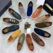 New Style Z Brand Cross Elastic Band Sneakers White Men's Genuine Leather Lazy Slip-On Casual Shoes_vogvips.com