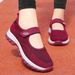 Children's Single 2025 Spring New Middle Aged And Elderly Mom Velcro Soft Soled Breathable Casual Women's Shoes_vogvips.com
