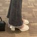 Fairy Style Sandals Feminine Temperament Socialite High Heel With Skirt Single Shoes Gentle Women's Shoes_vogvips.com