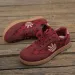 Women's Burgundy Monogram Retro Lace-up Trainers Spring Casual Plus-Size Color-Block Sneakers Lace-Up Thick-Soled Sports_vogvips.com