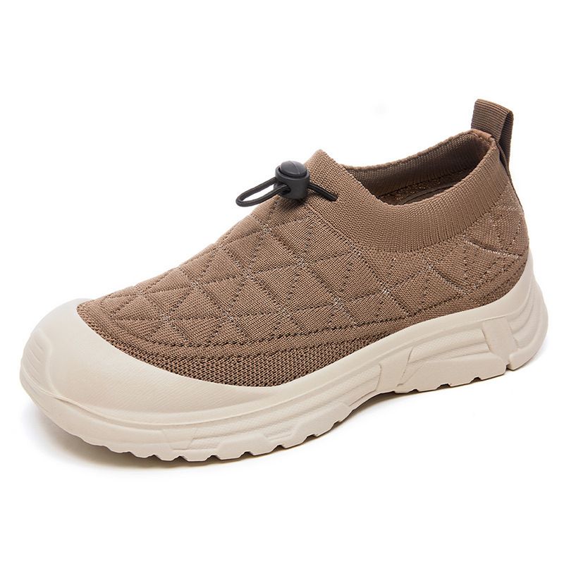 Women's Shoes With Soft Soles And One Pedal. Mom Shoes Are Comfortable. Old Beijing Cloth Shoes Are Fashionable Women's Single Shoes._vogvips.com