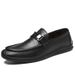 Men's Round Head Men's Casual Single Shoes Small Size Lazy Shoes Large Size Beanie Shoes Men's Shoes Punching_vogvips.com