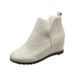 2024 Flat Wedge Boots For Women, Independent Stand, Plus Size, Suede Short Women's Boots, Wholesale, Autumn Winter_vogvips.com